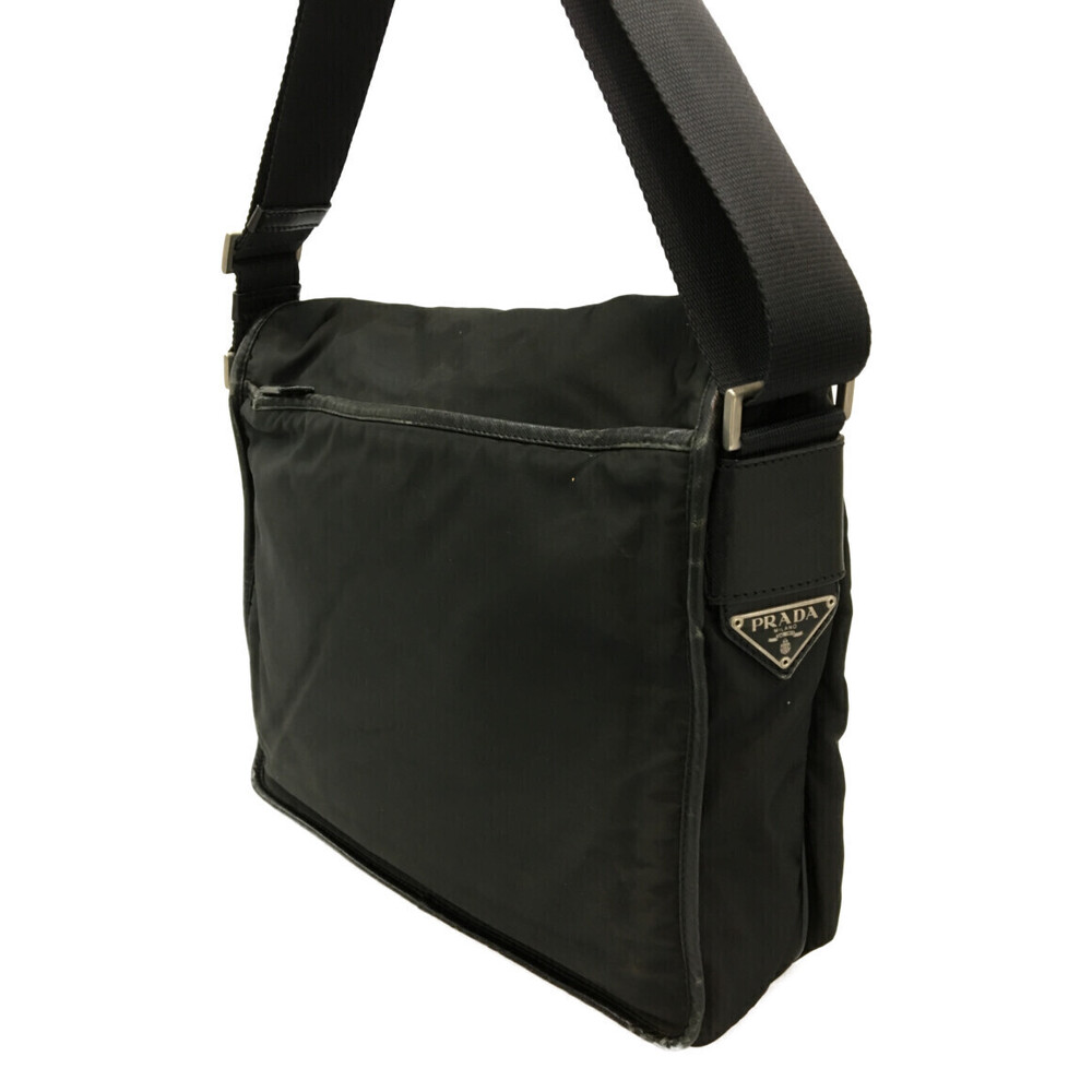 Prada Messenger Shoulder Bag Black